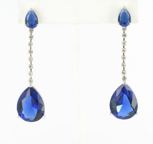 Helens Heart Earrings JE-X003585-S-Sapphire