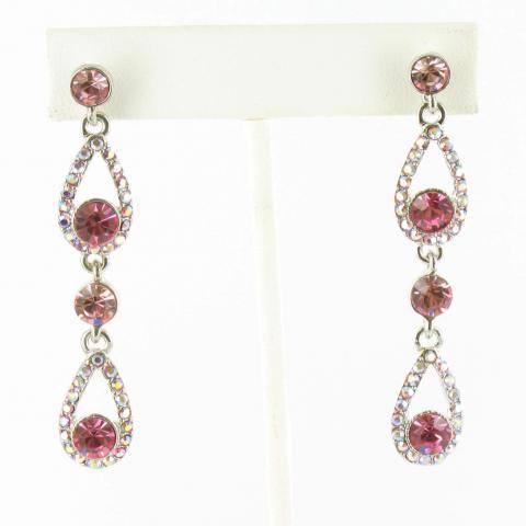 Helens Heart Earrings JE-X004323-S-Pink