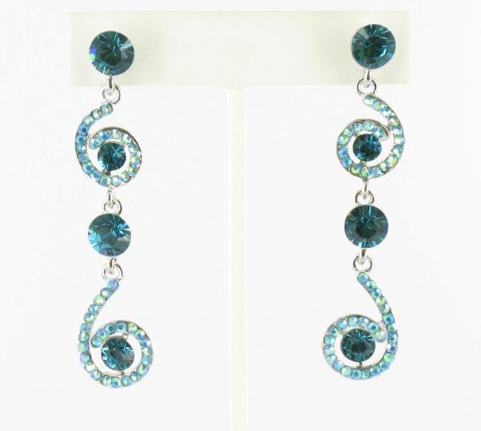 Helens Heart Earrings JE-X004377-S-Blue