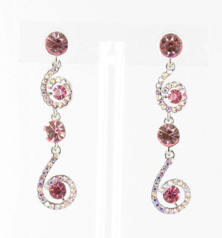 Helens Heart Earrings JE-X004377-S-Pink