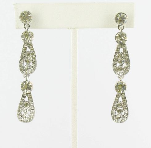 Helens Heart Earrings JE-X004417-S-Clear