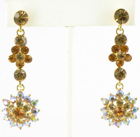 Helens Heart Earrings JE-X004418-G-Topaz