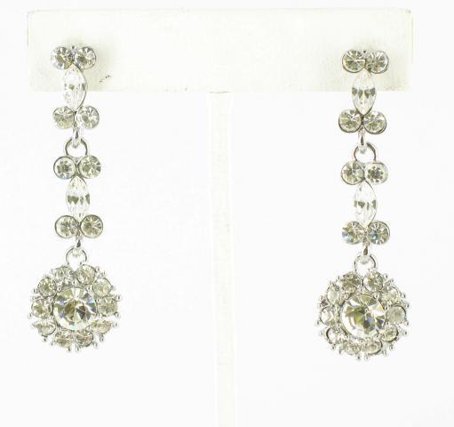 Helens Heart Earrings JE-X004426-S-Clear