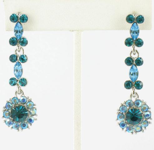 Helens Heart Earrings JE-X004426-S-Indicolite