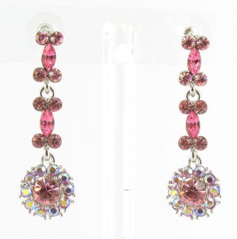 Helens Heart Earrings JE-X004426-S-Pink