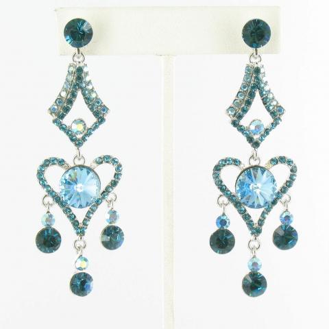 Helens Heart Earrings JE-X004641-S-Indicolite