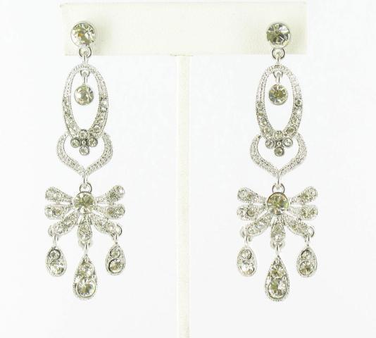 Helens Heart Earrings JE-X004664-S-Clear