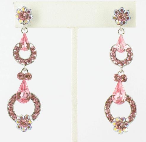 Helens Heart Earrings JE-X005022-S-Pink