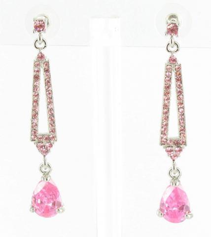 Helens Heart Earrings JE-X005036-S-Pink