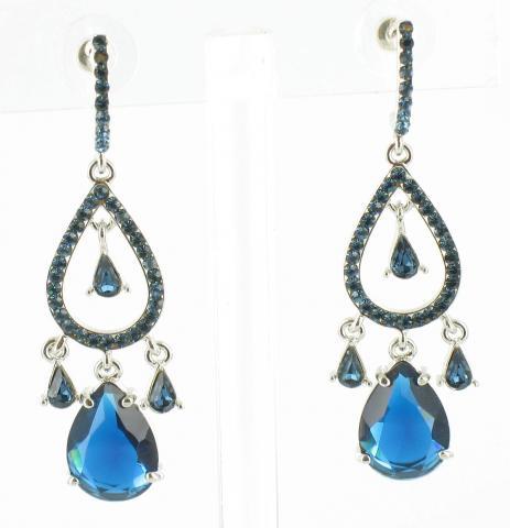 Helens Heart Earrings JE-X005037-S-Blue