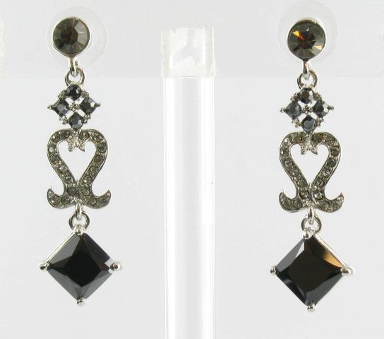 Helens Heart Earrings JE-X005045-S-Hematite