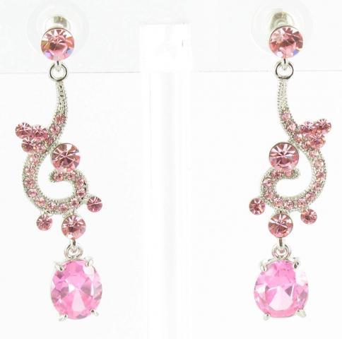 Helens Heart Earrings JE-X005119-S-Pink