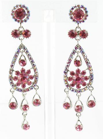 Helens Heart Earrings JE-X005173-S-Pink