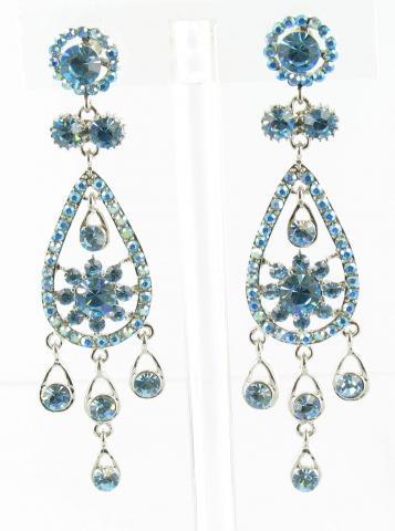 Helens Heart Earrings JE-X005173-S-Blue