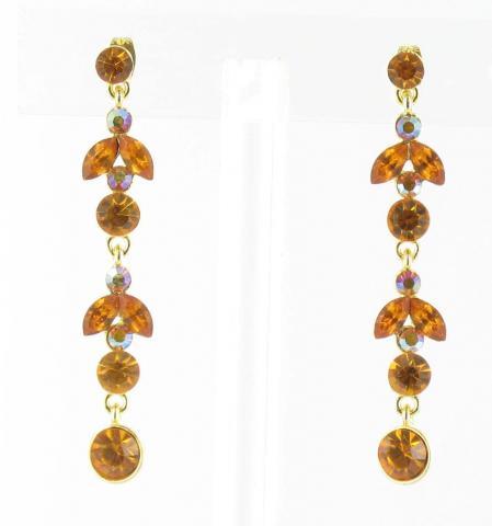 Helens Heart Earrings JE-X005189-G-Topaz