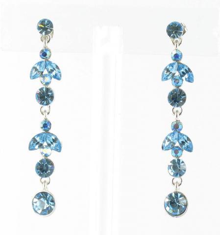 Helens Heart Earrings JE-X005189-S-Blue