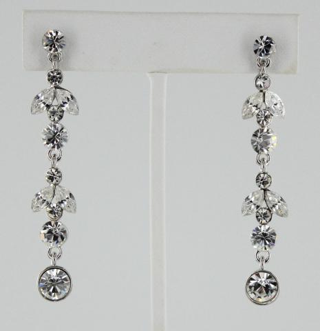 Helens Heart Earrings JE-X005189-S-Clear