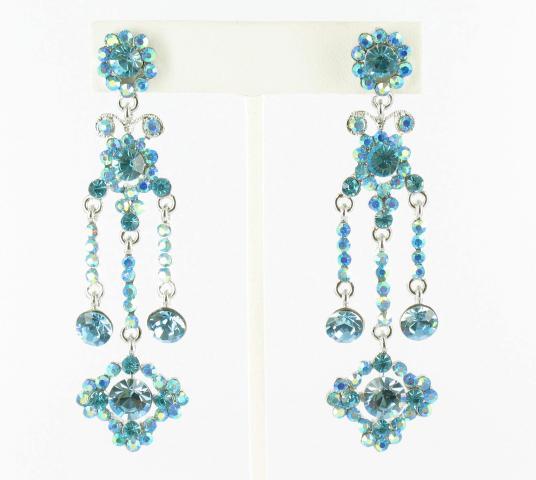 Helens Heart Earrings JE-X005203-S-Aquamarine