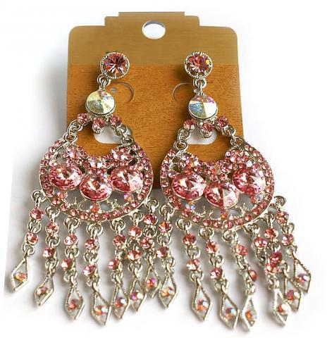 Helens Heart Earrings JE-X005207-S-Pink