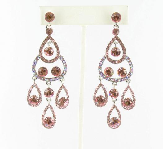 Helens Heart Earrings JE-X005489-S-Pink