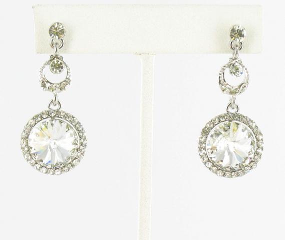 Helens Heart Earrings JE-X005506-S-Clear