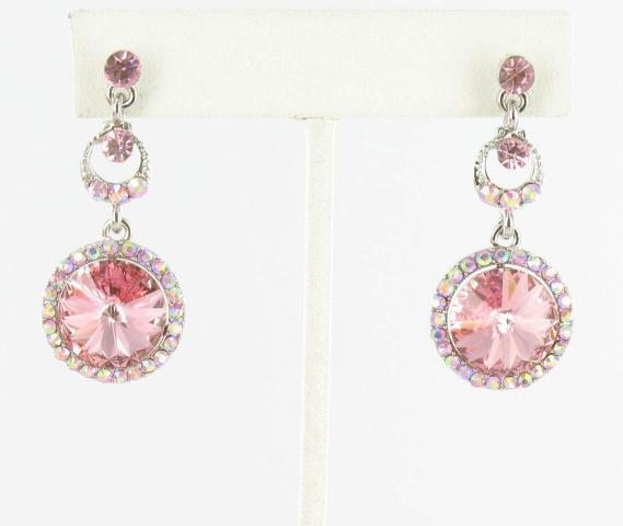 Helens Heart Earrings JE-X005506-S-Pink