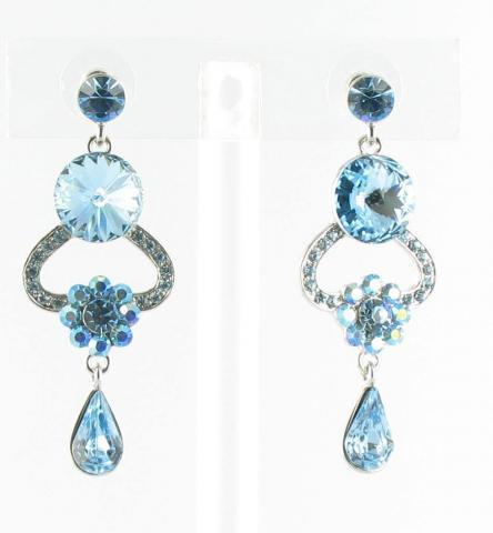 Helens Heart Earrings JE-X005521-S-Blue