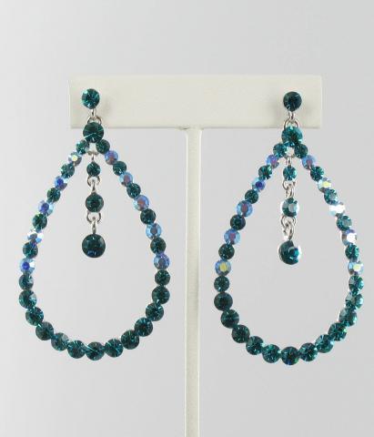 Helens Heart Earrings JE-X005529-S-Indicolite