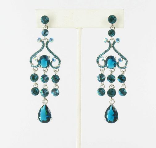 Helens Heart Earrings JE-X005536-S-Indicolite