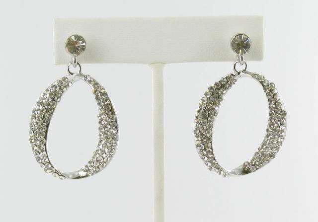 Helens Heart Earrings JE-X006085-S-Clear