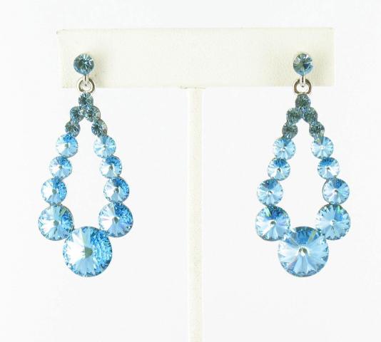 Helens Heart Earrings JE-X006373-S-Aquamarine