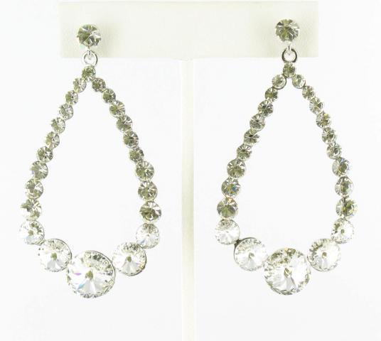 Helens Heart Earrings JE-X006395-S-Clear