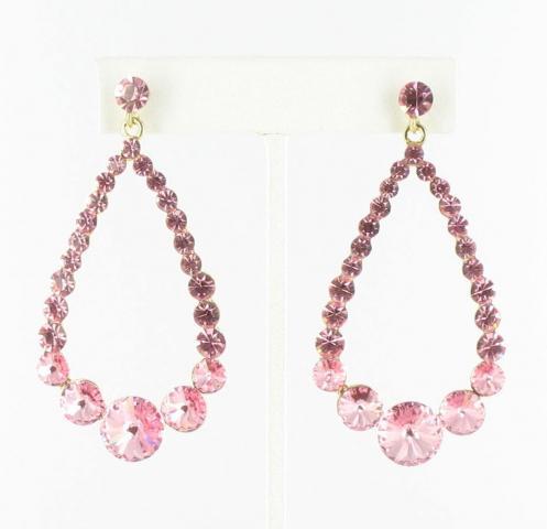 Helens Heart Earrings JE-X006395-S-Light-Rose-Pink