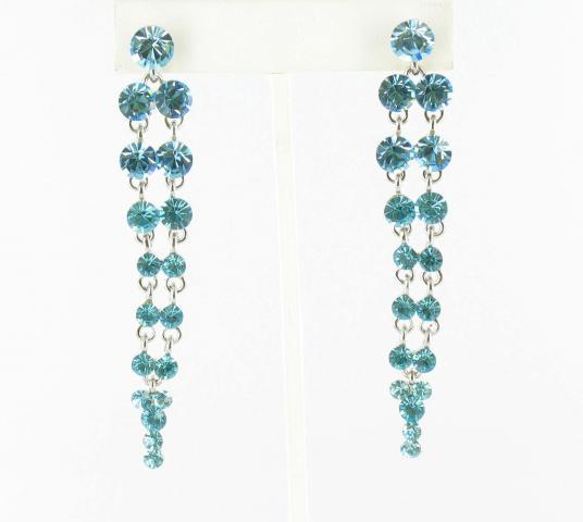 Helens Heart Earrings JE-X006399-S-Aquamarine