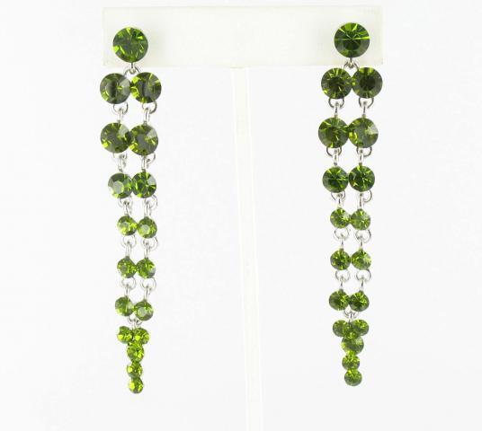 Helens Heart Earrings JE-X006399-S-Olivine