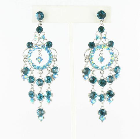 Helens Heart Earrings JE-X006403-S-Indicolite