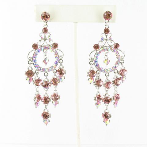 Helens Heart Earrings JE-X006403-S-Pink