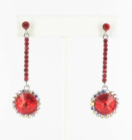 Helens Heart Earrings JE-X006433-S-Red