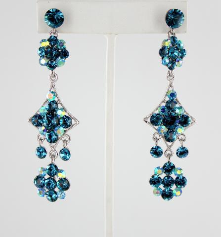 Helens Heart Earrings JE-X006587-S-Indicolite