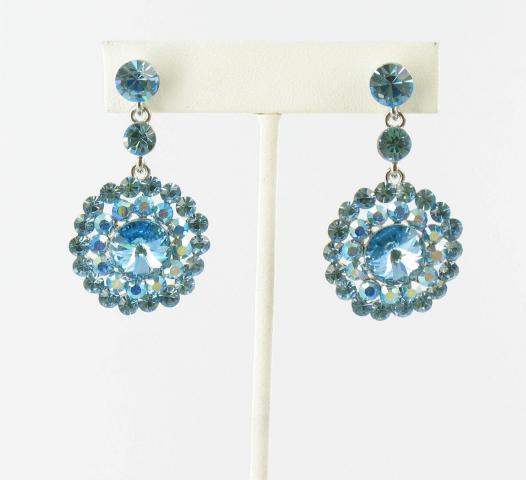 Helens Heart Earrings JE-X007088-S-Aquamarine