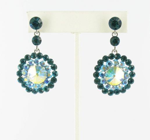 Helens Heart Earrings JE-X007088-S-Indicolite-Blue