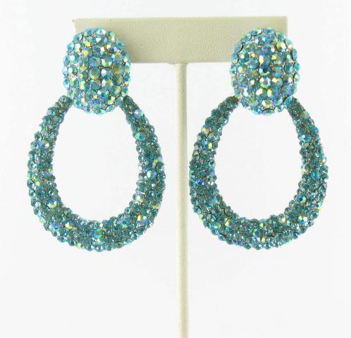 Helens Heart Earrings JE-X007127-S-Aquamarine