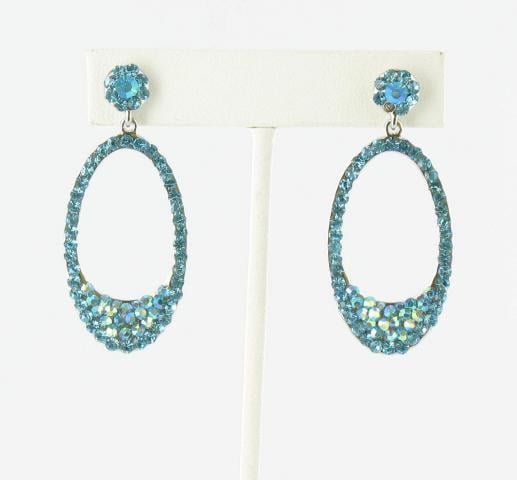 Helens Heart Earrings JE-X007159-S-Aqua