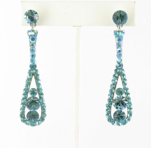 Helens Heart Earrings JE-X007222-S-Aquamarine