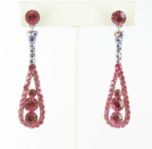 Helens Heart Earrings JE-X007222-S-Pink