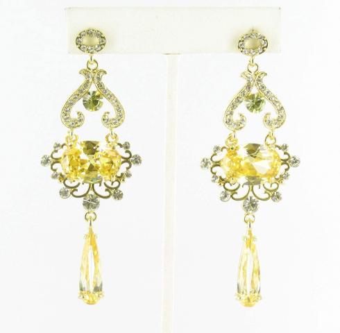 Helens Heart Earrings JE-X007328-G-Jonquil