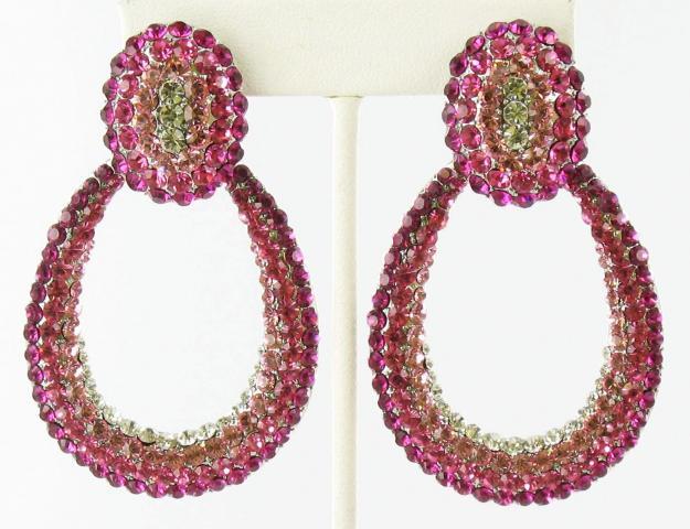 Helens Heart Earrings JE-X007712-S-Pink