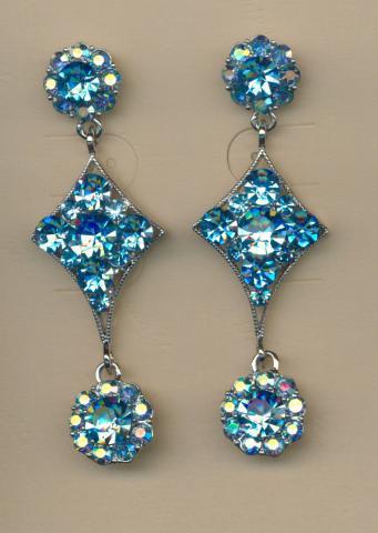 Helens Heart Earrings JE-X534-S-Blue