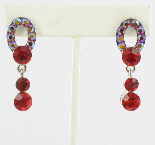 Helens Heart Earrings JE-X574-S-Red