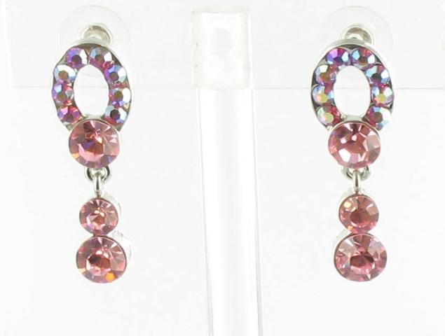 Helens Heart Earrings JE-X574-S-Pink